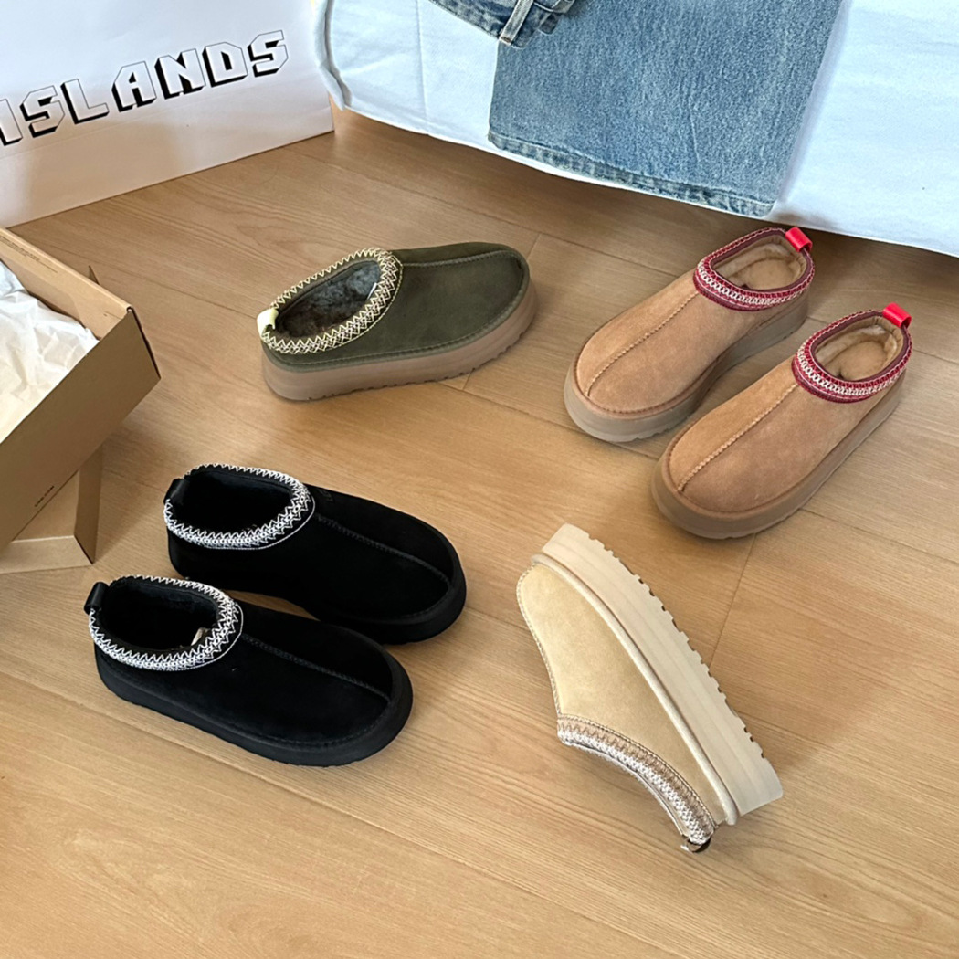 Snow Boot Fur Lined - ジジスタイル牛革TAZZローカット織り厚底エスニック暖かい綿裏地付き冬用スノーブーツ在庫あり卸売