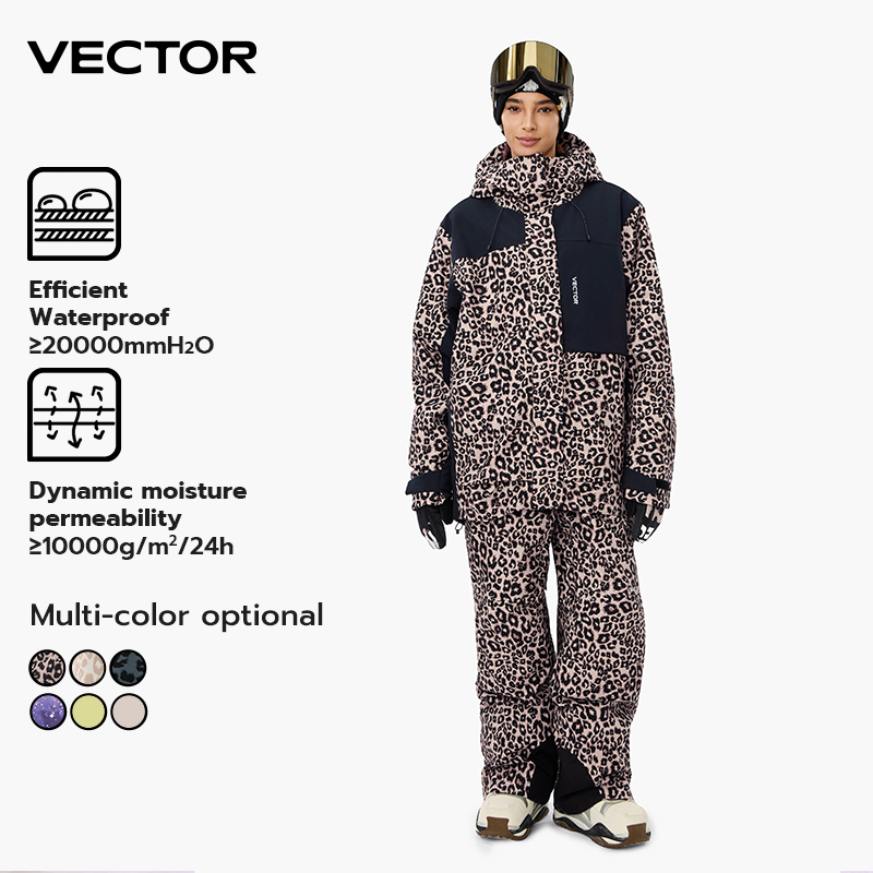 Winter Clothing Vector - ベクトル男性女性 3L 綿スキージャケットスキーパンツ暖かい防風冬オーバーオール防水アウトドアスポーツ衣類スノーボード