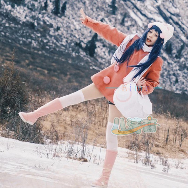ドーンコスプレ衣装女性男性冬服ドレススカーフ帽子バッグハロウ - Winter Clothing Pictures のレビューと価格
