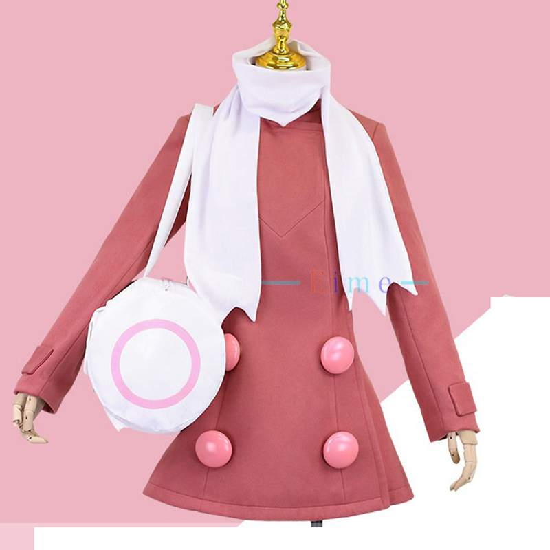 ドーンコスプレ衣装女性男性冬服ドレススカーフ帽子バッグハロウ - Winter Clothing Pictures のレビューと価格