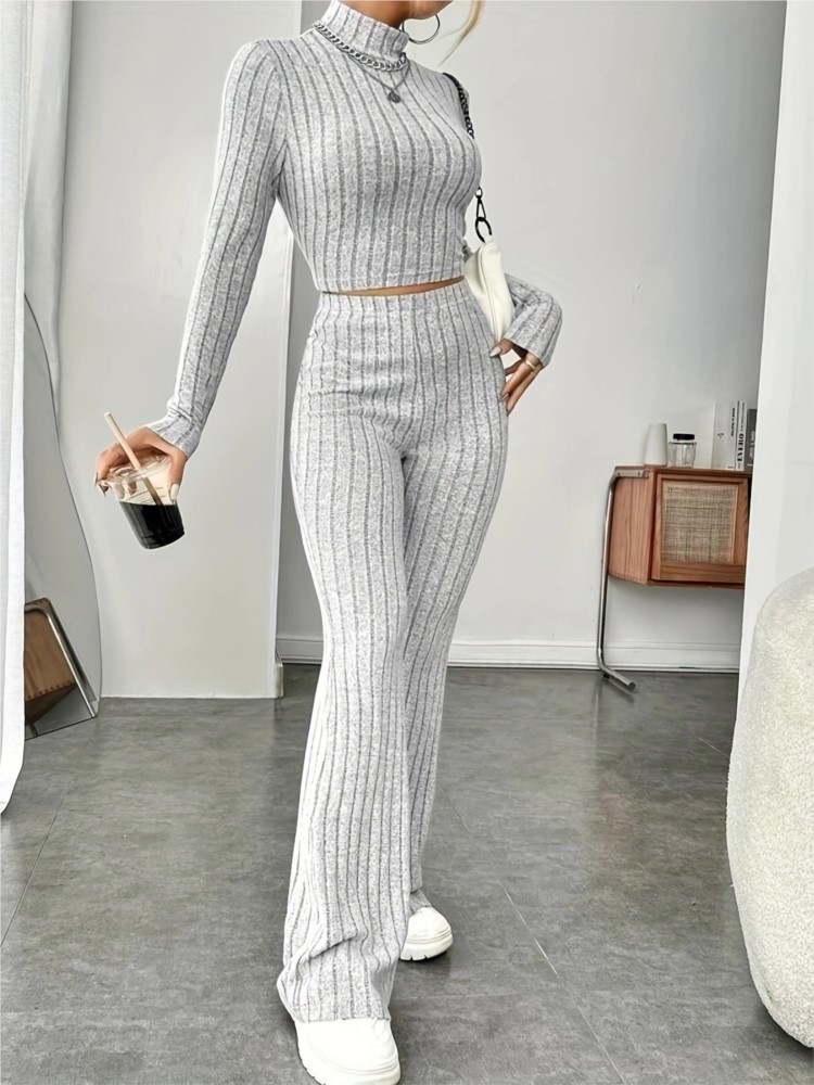 女性のマッチングニット 2 ピース ボディコン スーツ女性ト - Winter Clothing Vintage のレビューと価格