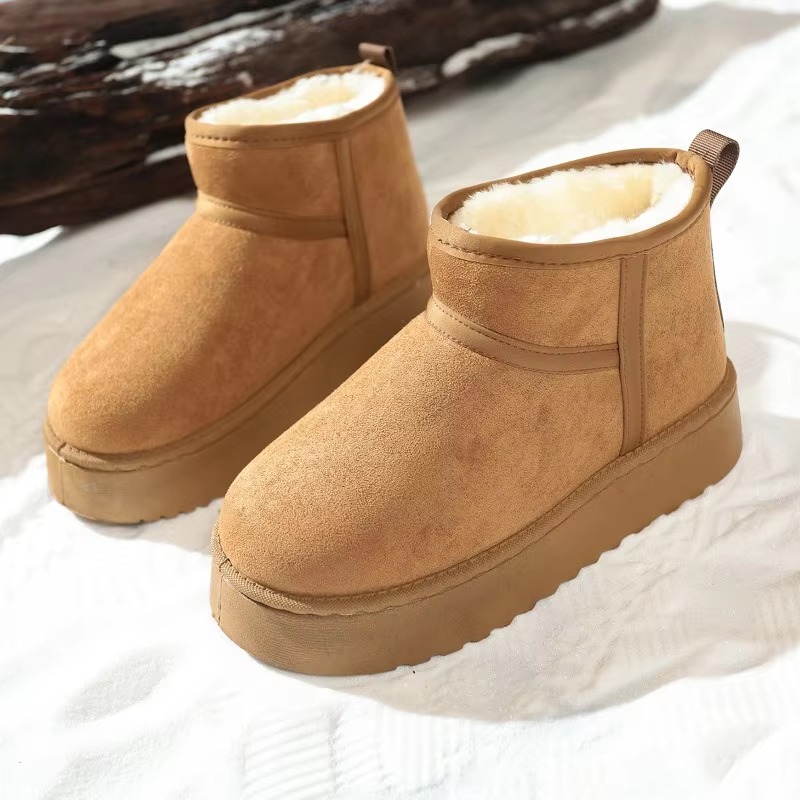 デザイナー2026新作冬トレンドレディーススノーブーツ、スエ - Snow Boot Fur Lined のレビューと価格