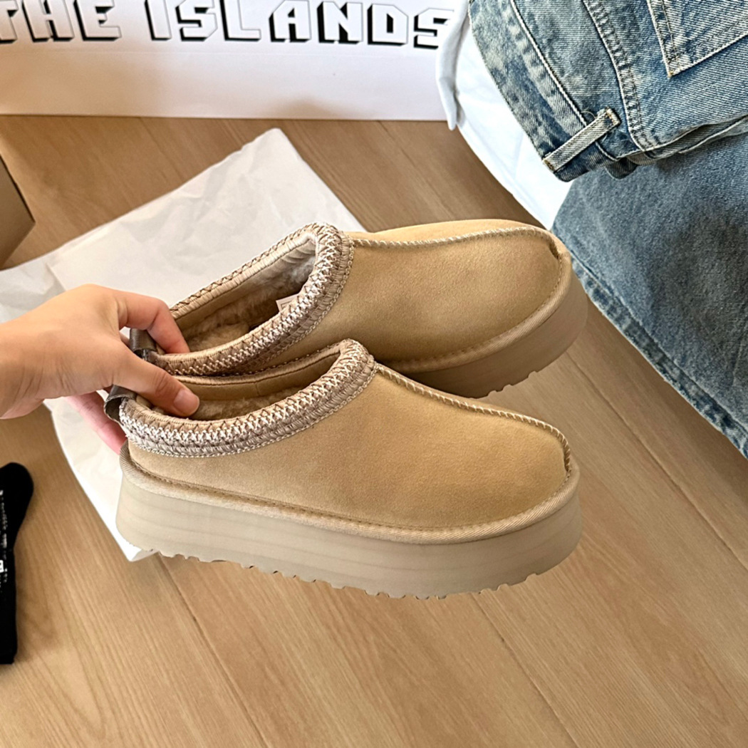 ジジスタイル牛革TAZZローカット織り厚底エスニック暖かい綿 - Snow Boot Fur Lined のレビューと価格
