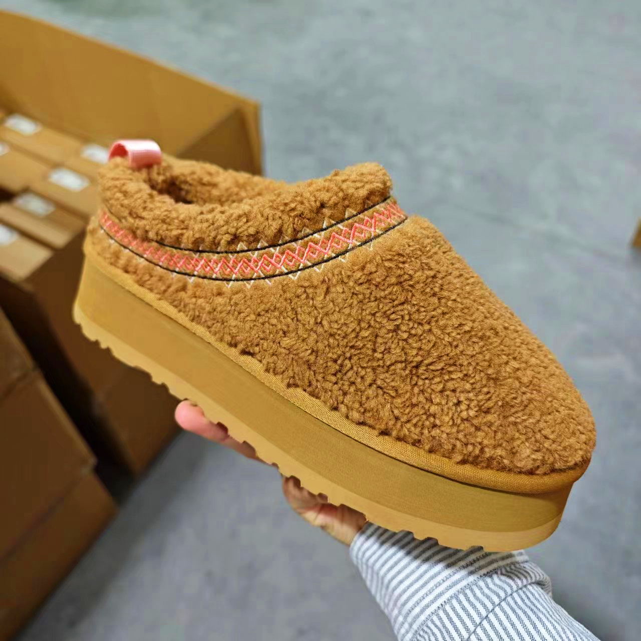 ジジスタイル牛革TAZZローカット織り厚底エスニック暖かい綿 - Snow Boot Fur Lined のレビューと価格