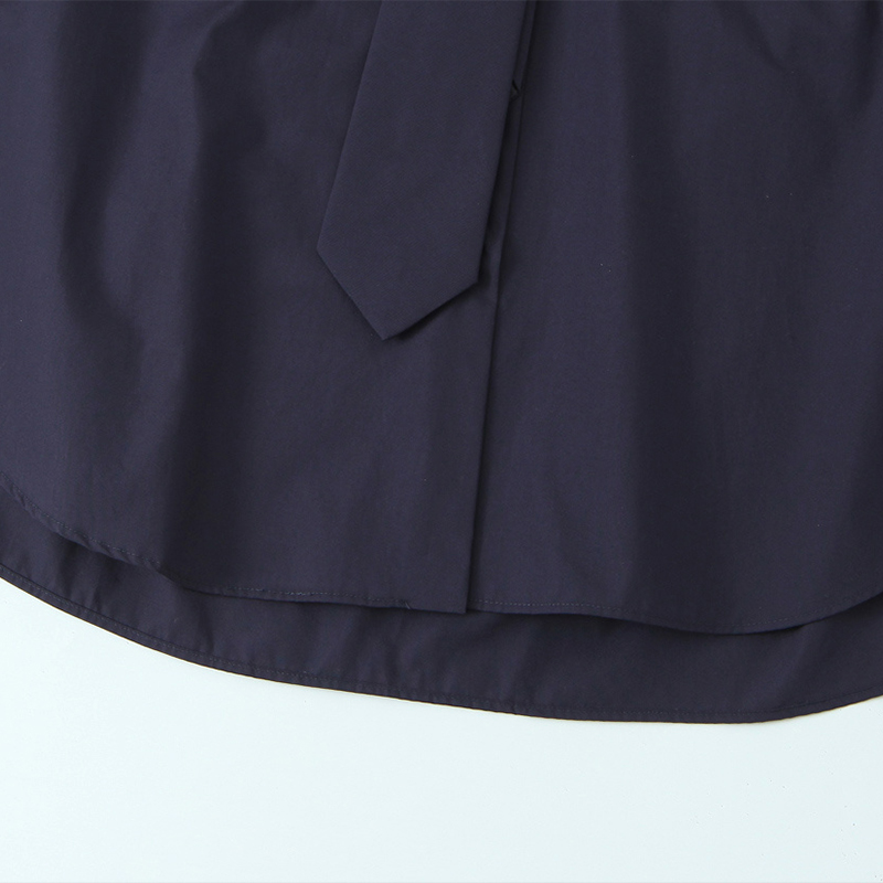 Willshela 女性ファッションネクタイ付きネイビーブル - Winter Clothing Vintage のレビューと価格