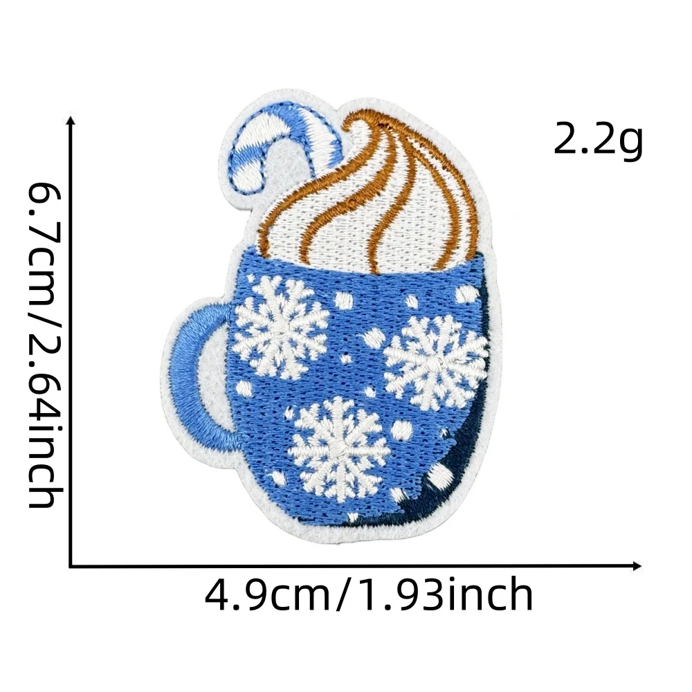 クリスマスツリーの刺embroideredパッチ,アイロン, - Winter Clothing Pictures のレビューと価格