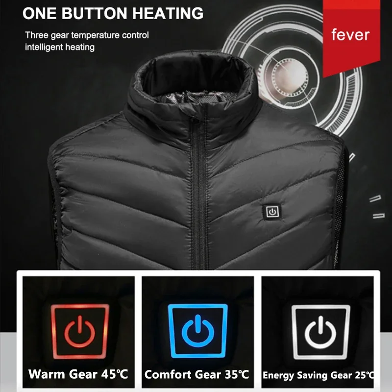 PHMAX 加熱ベスト冬暖かいハイキング加熱ジャケットベスト - Winter Under Clothing のレビューと価格