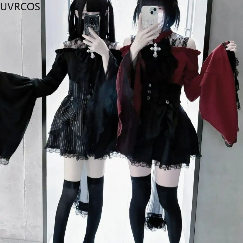 女性用フラウンスカラー付きフレアブラウス,女性用スリムトップ - Winter Clothing Vintage のレビューと価格