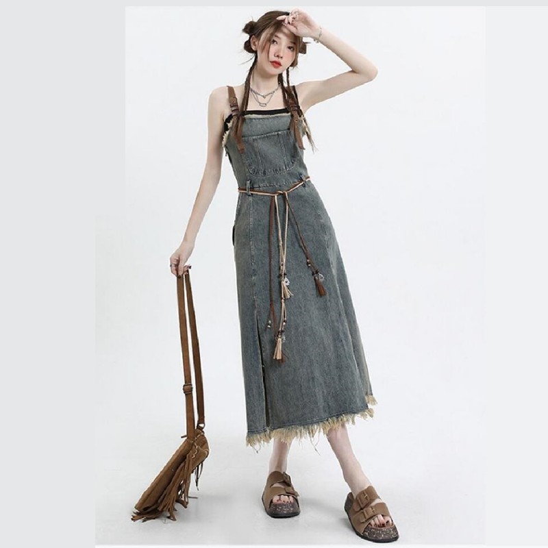 2026年春新作ヴィンテージデニムスカートマッチングセット  - Winter Clothing Vintage のレビューと価格