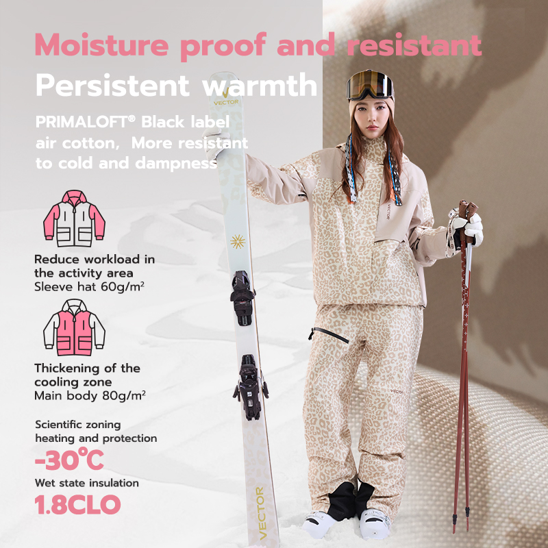 ベクトル 3L 男性女性綿スキージャケットとパンツセット暖か - Winter Clothing Vector のレビューと価格