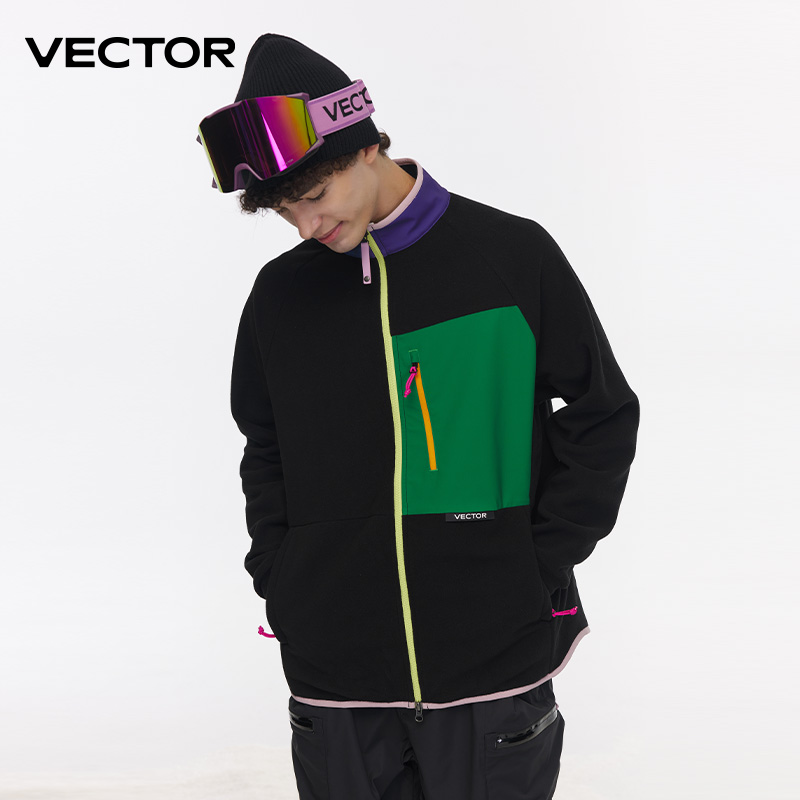 ベクトルフリースジャケット女性秋冬暖かいコート男性服 202 - Winter Clothing Vector のレビューと価格