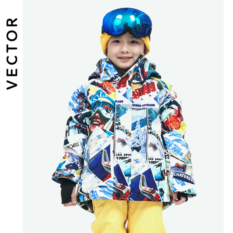 子供用スノーウェア アウトドア 防水防風 防寒着 冬 スノー - Winter Clothing Vector のレビューと価格