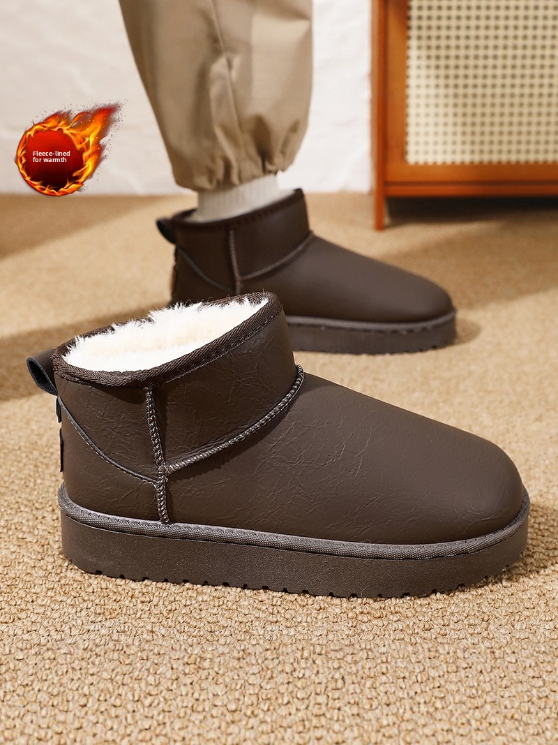 メンズウィンタースノーブーツ、フリース裏地付き、ブレッドスタ - Snow Boot Fur Lined のレビューと価格