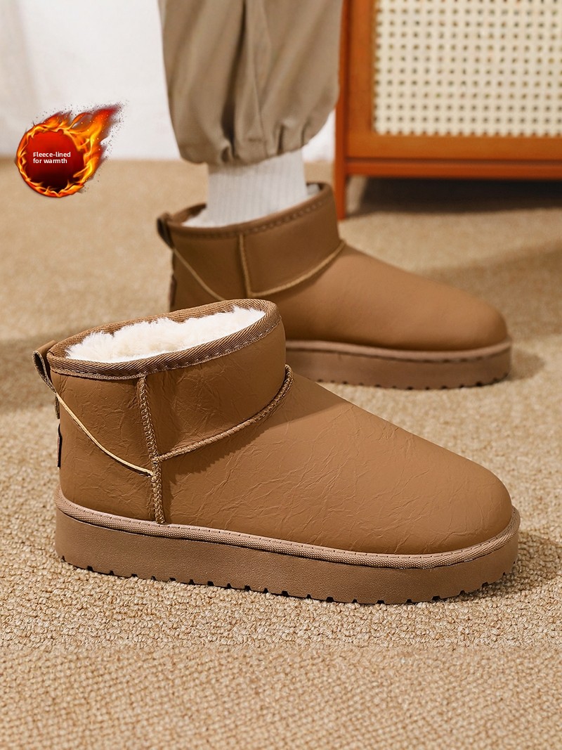 メンズウィンタースノーブーツ、フリース裏地付き、ブレッドスタ - Snow Boot Fur Lined のレビューと価格