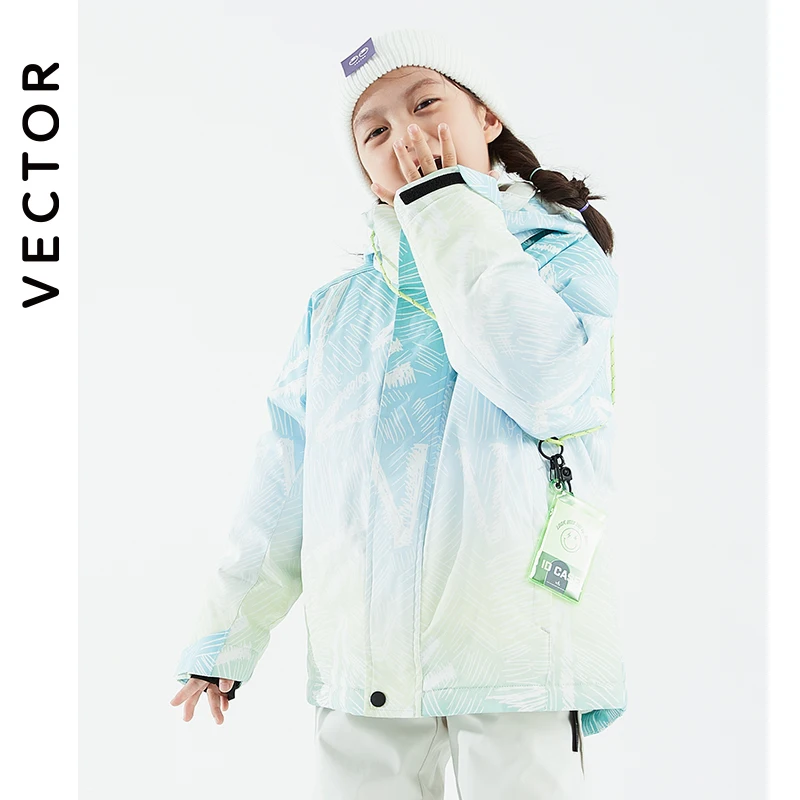 ベクトル-子供の防水雪服、防風暖かい服、男の子と女の子のため - Winter Clothing Vector のレビューと価格